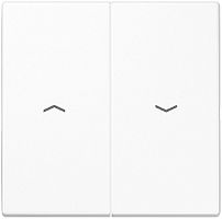 Лицевая панель Jung LS990 для 2-кл. выключателя жалюзи белый картинка